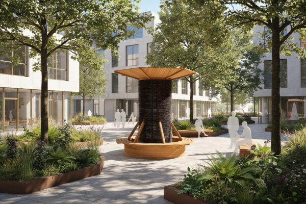 Stadtnebel®: portable Gradierwerke als urbane Kurorte